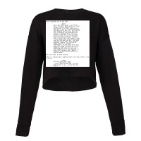 Hereditary Script - I Am Your Mother Cropped Sweater | Artistshot