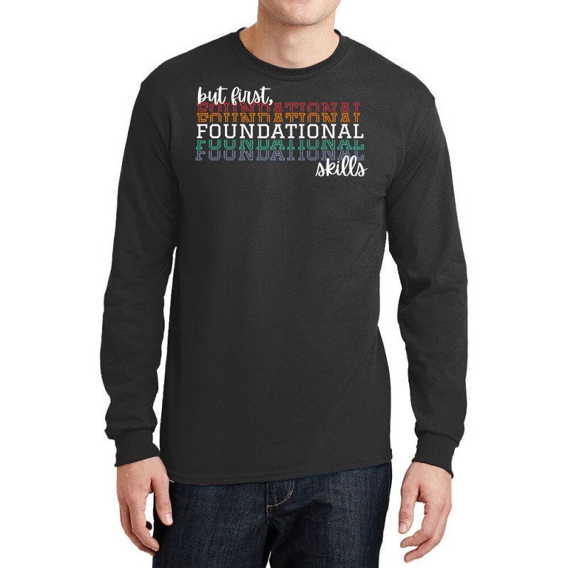 But First Foundational Skills Phonemic Awareness Premium T Shirt Long Sleeve Shirts | Artistshot