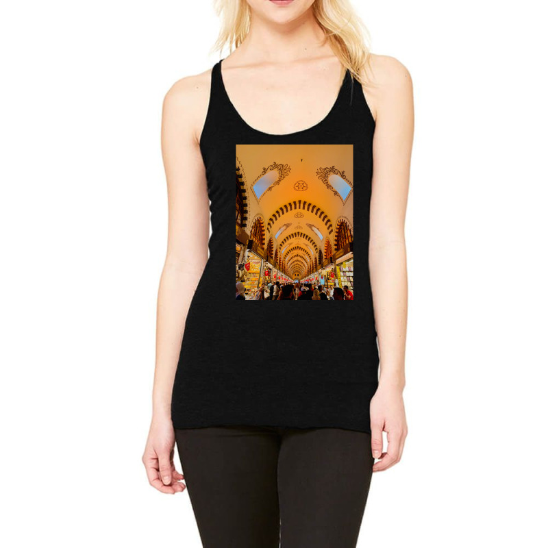 Istanbul  Fatih Market Racerback Tank by cm-arts | Artistshot