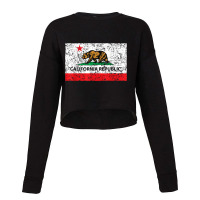 California Republic Cali Flag T Shirt Socal Norcal Cencal T Cropped Sweater | Artistshot