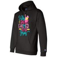 Silly Rabbit Easter Is For J.esus Christians Funny Easter Champion Hoodie | Artistshot