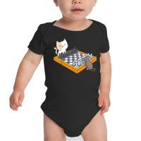 Cat Owner Chess Board Grandmaster Board Game Chess Player T Shirt Baby Bodysuit | Artistshot