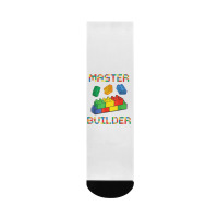 Brick Builder Blocks Building Master Builder Funny Toys Kids T Shirt Crew Socks | Artistshot