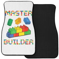 Brick Builder Blocks Building Master Builder Funny Toys Kids T Shirt Front Car Mat | Artistshot