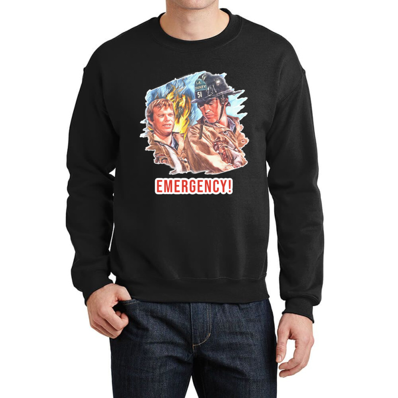 Emergency Tv Show Desoto And Gage Crewneck Sweatshirt | Artistshot