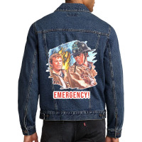 Emergency Tv Show Desoto And Gage Men Denim Jacket | Artistshot