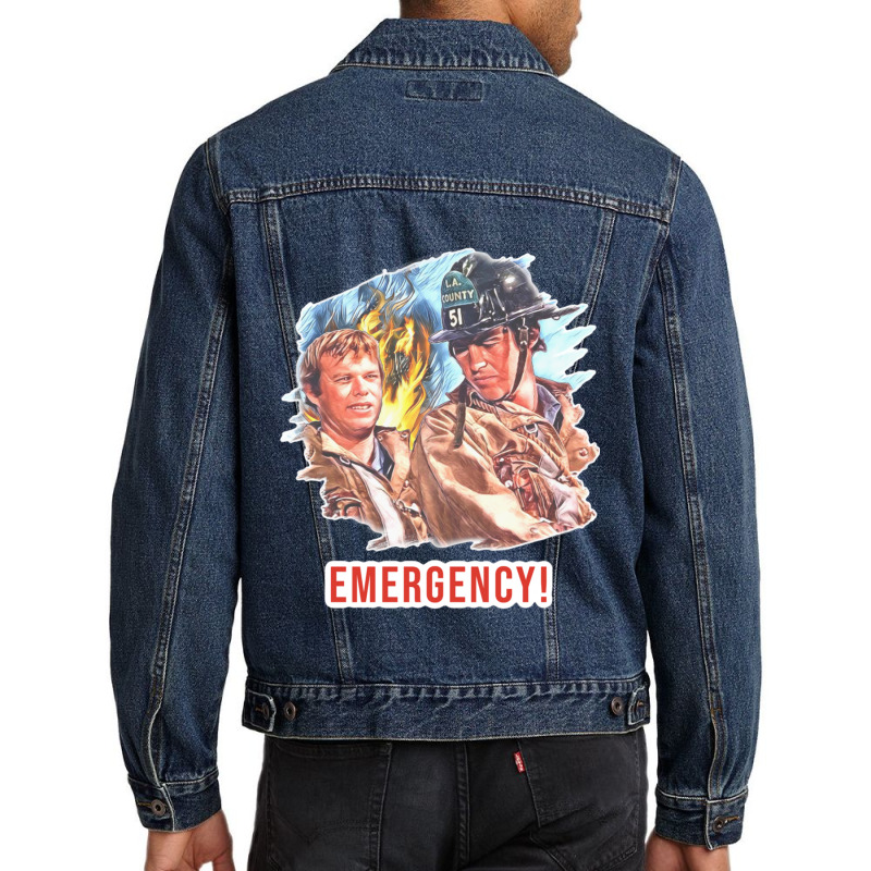 Emergency Tv Show Desoto And Gage Men Denim Jacket | Artistshot