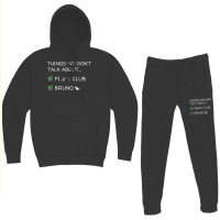 Thing We Don't Talk About Not Fights Funny Clubs B.ru.nos Hoodie & Jogger Set | Artistshot