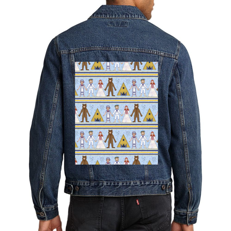 Midsommar Pattern 2 Graphic Men Denim Jacket by cm-arts | Artistshot