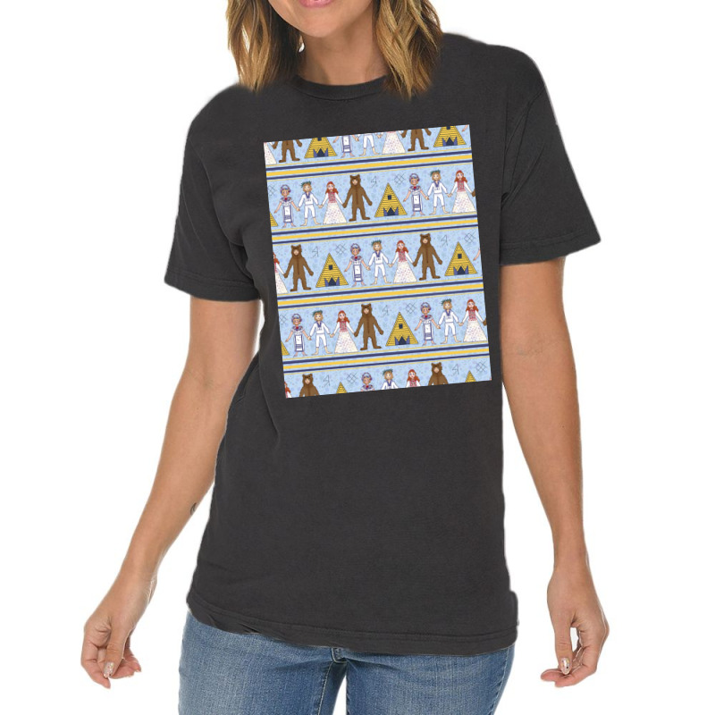 Midsommar Pattern 2 Graphic Vintage T-Shirt by cm-arts | Artistshot