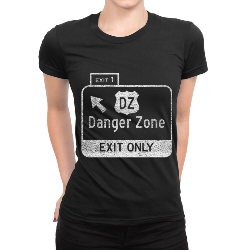 Highway To The Danger Zone Ladies Fitted T-Shirt by cm-arts | Artistshot