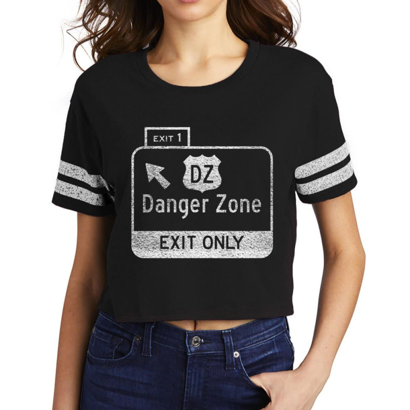 Highway To The Danger Zone Scorecard Crop Tee by cm-arts | Artistshot