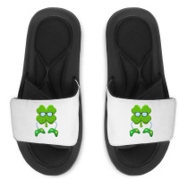 Irish Gamer Controller Shamrock Boys Men St Patricks Day T Shirt Slide Sandal | Artistshot