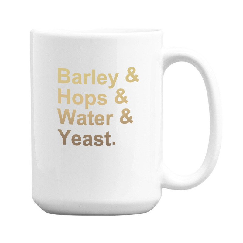 Barley Hops Water Yeast .png 15 Oz Coffee Mug | Artistshot