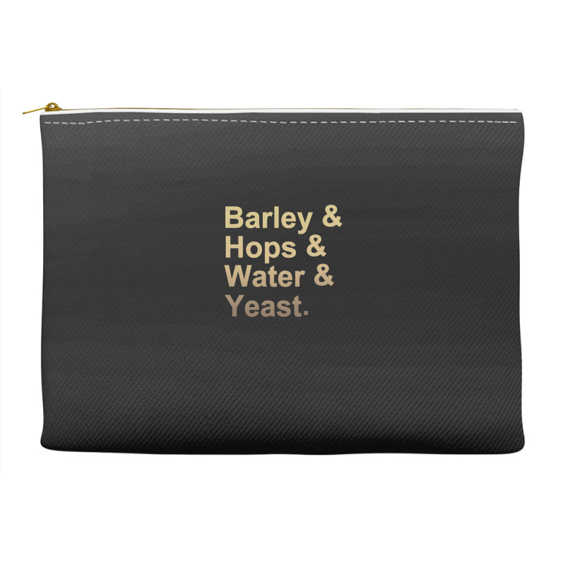 Barley Hops Water Yeast .png Accessory Pouches | Artistshot