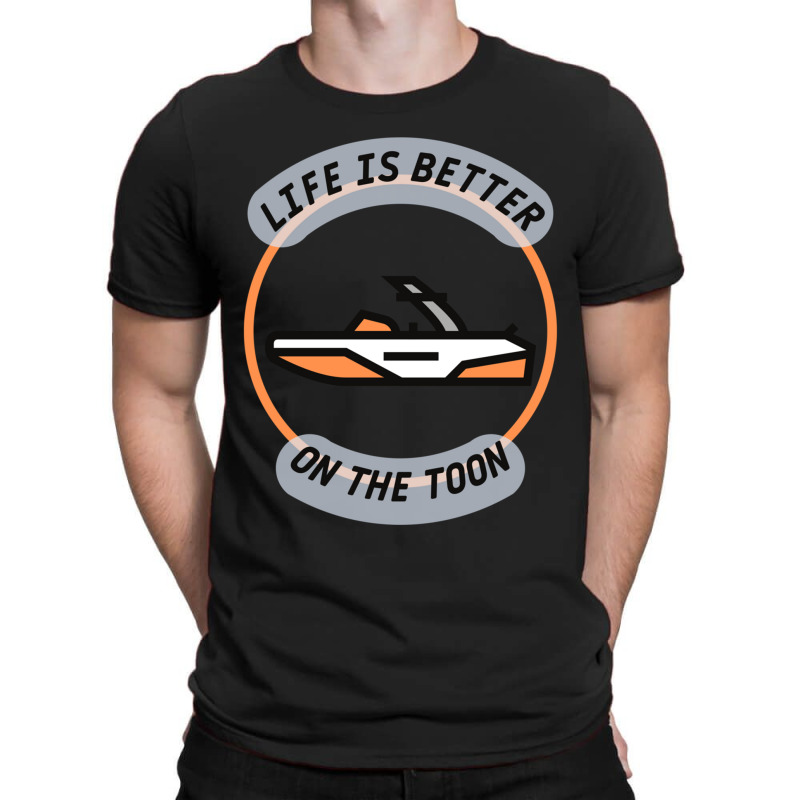 Life Is Better On The Toon - Vintage Pontoon Captain T-shirt | Artistshot