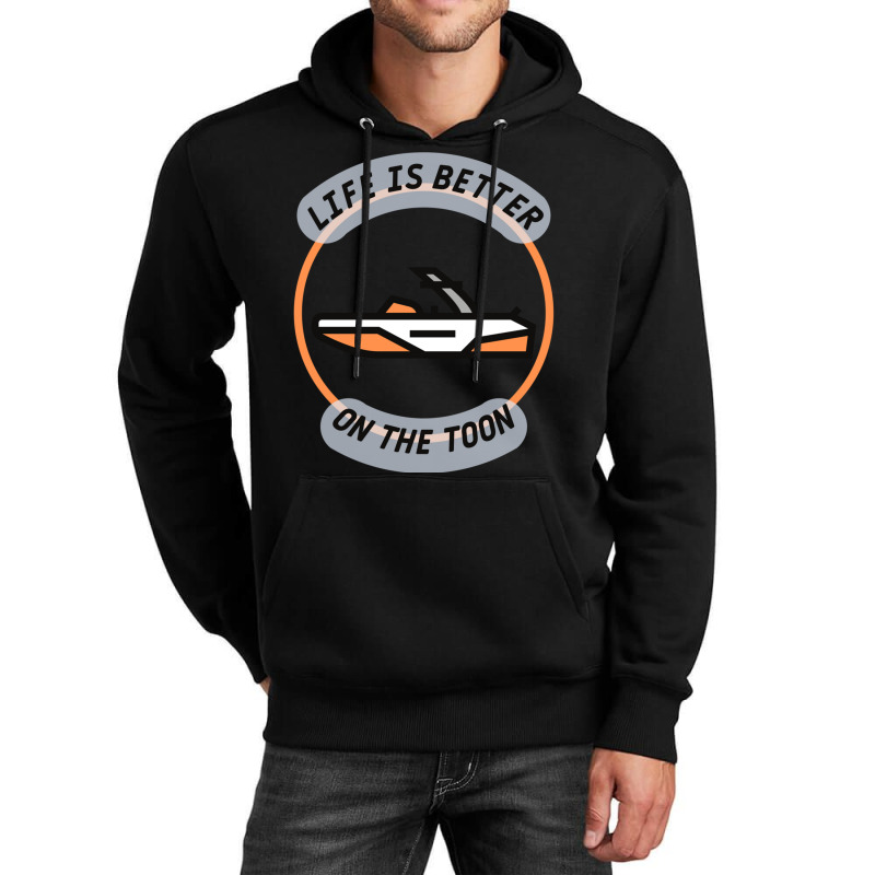 Life Is Better On The Toon - Vintage Pontoon Captain Unisex Hoodie | Artistshot