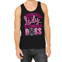 Ladies Shoot Like A Boss Gun Shooting Range Target Tank Top | Artistshot