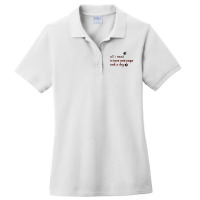 All I Need Is Love And Yoga Ladies Polo Shirt | Artistshot