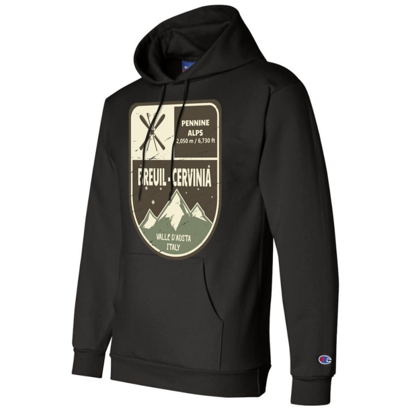 Breuil - Cervinia Pennine Alps Aosta Valley Italy Champion Hoodie | Artistshot