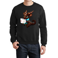 Hot Cocoa Dragon Crewneck Sweatshirt | Artistshot