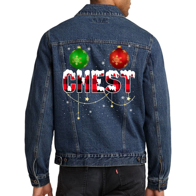 Chest Nuts matching Couples Chestnuts Christmas Couple Chest T Shirt Men Denim Jacket | Artistshot