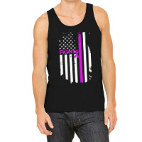 Breast Cancer Fight Ribbon Flag Tank Top | Artistshot