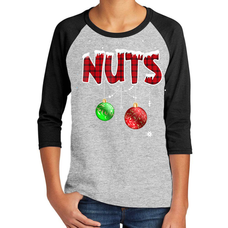 Chest Nuts Christmas T Shirt Matching Couple Chestnuts T Shirt Youth 3/4 Sleeve | Artistshot