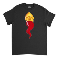 Corno Ionian Horn Red Chilli Neapolitan Good Luck Charm Gift T Shirt Classic T-shirt | Artistshot