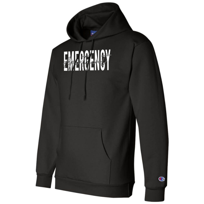 Emergency Department Emergency Room Healthcare Nursing T Shirt Champion Hoodie | Artistshot