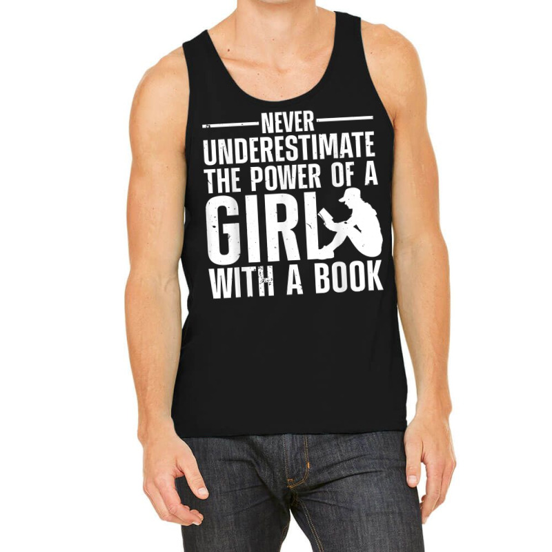 Funny Reading For Women Girls Bookworm Novel Book Lover T Shirt Tank Top by cm-arts | Artistshot