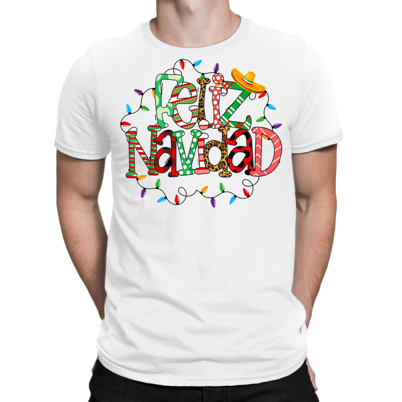 Feliz Navidad Spanish Merry Christmas Holiday Mexican Xmas T Shirt T-shirt | Artistshot