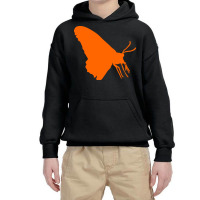 Silhouette Of A Butterfly Youth Hoodie | Artistshot