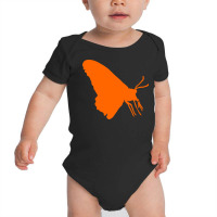 Silhouette Of A Butterfly Baby Bodysuit | Artistshot