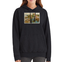 Panama Canal Birds Eye Map (1914) T Shirt Vintage Hoodie | Artistshot