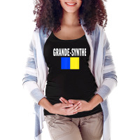 Grande Synthe Flag National France Pride Gift T Shirt Maternity Scoop Neck T-shirt | Artistshot