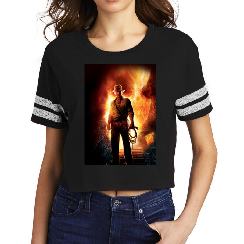 Indiana Jones And The Kingdom Of The Crystal Skull Scorecard Crop Tee by cm-arts | Artistshot