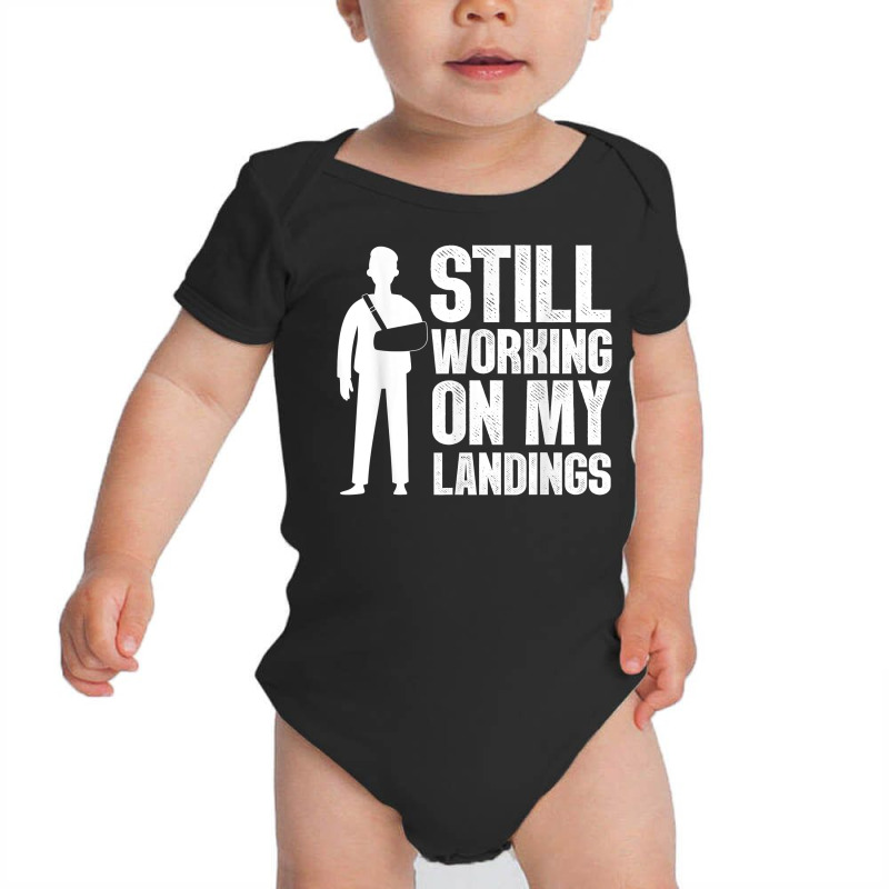 Funny Broken Arm Art Men Women Kids Arm Wrist Elbow Injury T Shirt Baby Bodysuit by cm-arts | Artistshot