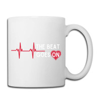 Heart Attack Surgery The Beat Goes On Survivor Rehab Recover Long Slee Coffee Mug | Artistshot