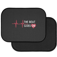 Heart Attack Surgery The Beat Goes On Survivor Rehab Recover Long Slee Rear Car Mat | Artistshot