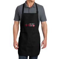 Heart Attack Surgery The Beat Goes On Survivor Rehab Recover Long Slee Full-length Apron | Artistshot