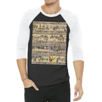 Eight Outlandish Panels (gabeaux Tapestry)  Graphic 3/4 Sleeve Shirt | Artistshot