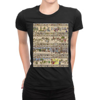 Eight Outlandish Panels (gabeaux Tapestry)  Graphic Ladies Fitted T-shirt | Artistshot