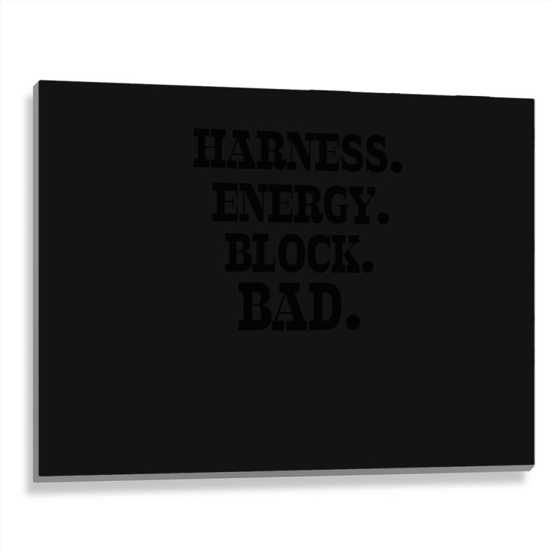 Harness Energy Block Bad Kevin Nealon  4 Metal Print Horizontal | Artistshot