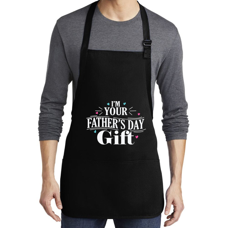 I Am Your Father's Day Papa Father's Day Sweatshirt Medium-length Apron | Artistshot