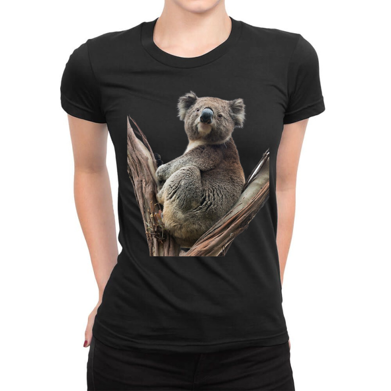 Koala Shirt Koala Eucalyptus Tree Marsupial Zoology T Shirt Ladies Fitted T-Shirt by alishia3asa | Artistshot