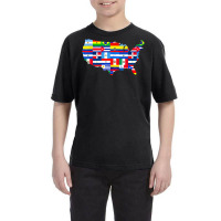 Hispanic Heritage Month American Latino Flags Hispanic T Shirt Youth Tee | Artistshot