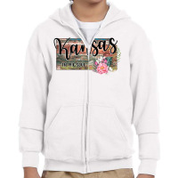 Kansas In My Soul Youth Zipper Hoodie | Artistshot