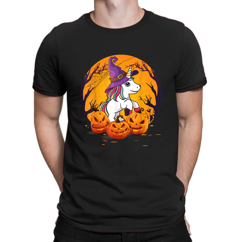 Fun Halloween Shirt Girls Kids Witchy Unicorn Halloween T-shirt | Artistshot