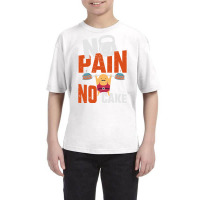 No Pain No Cake Gift Working Out Gift Cheat Day Pullover Hoodie Youth Tee | Artistshot